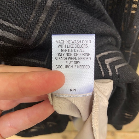 Candie’s Skater Dress Size S Black Nude Chevron Sleeveless Stretch Cross Back - Picture 9 of 12